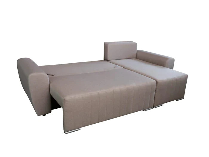 CORNER SOFA BED MALIBU 248CM MALMO 16 / UNIVERSAL RIGHT/LEFT CORNER / FOAM
