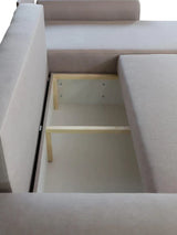 CORNER SOFA BED MALIBU 248CM MALMO 16 / UNIVERSAL RIGHT/LEFT CORNER / FOAM