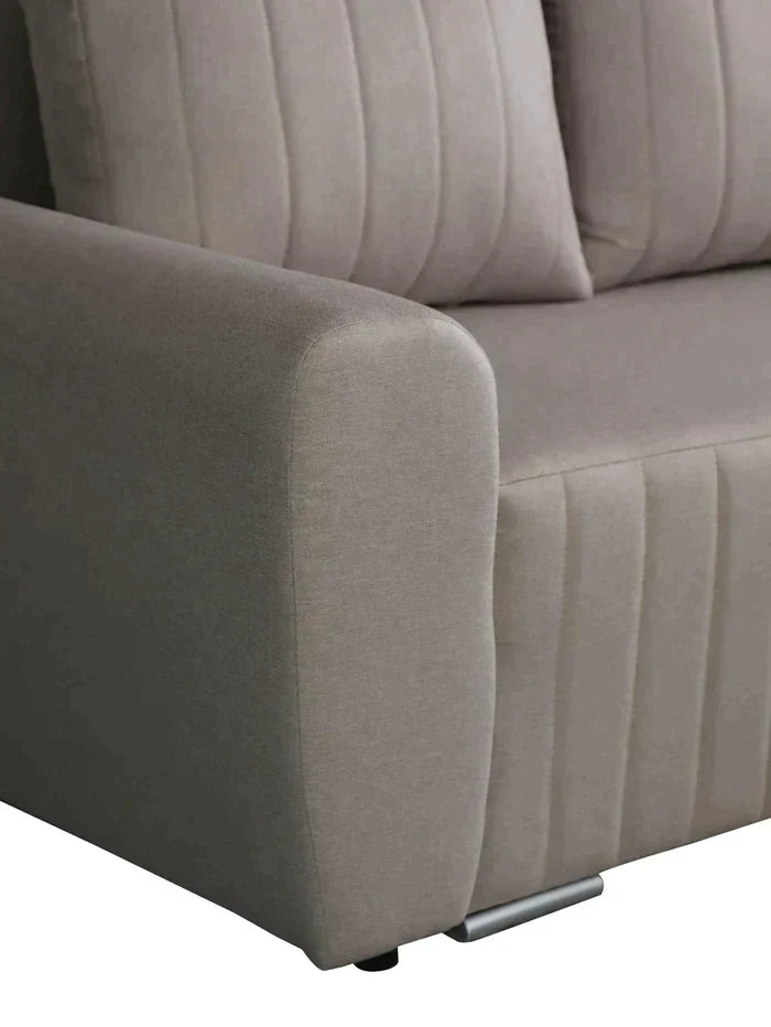 CORNER SOFA BED MALIBU 248CM MALMO 90 / UNIVERSAL RIGHT/LEFT CORNER / FOAM