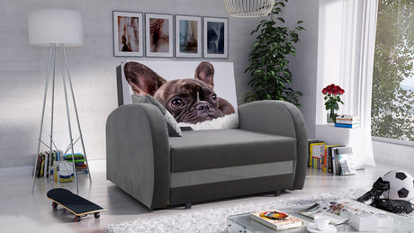 SINGLE SOFA BED TOLA 100CM *CHOICE OF COLORS* EASY CLEAN FABRIC / FOAM