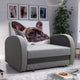 SINGLE SOFA BED TOLA 100CM *CHOICE OF COLORS* EASY CLEAN FABRIC / FOAM