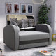 SINGLE SOFA BED TOLA 100CM *CHOICE OF COLORS* EASY CLEAN FABRIC / FOAM