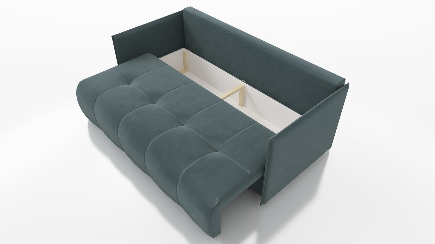 NEW!  SOFA BED NESS 199CM SPINGS + FOAM / CHOICE OF COLOR