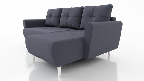 CORNER SOFA BED MONE UNIVERSAL 228cm EASY CLEAN FABRIC CHOICE OF COLOR / BONELL SPRINGS + FOAM
