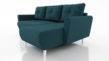 CORNER SOFA BED MONE UNIVERSAL 228cm EASY CLEAN FABRIC CHOICE OF COLOR / BONELL SPRINGS + FOAM