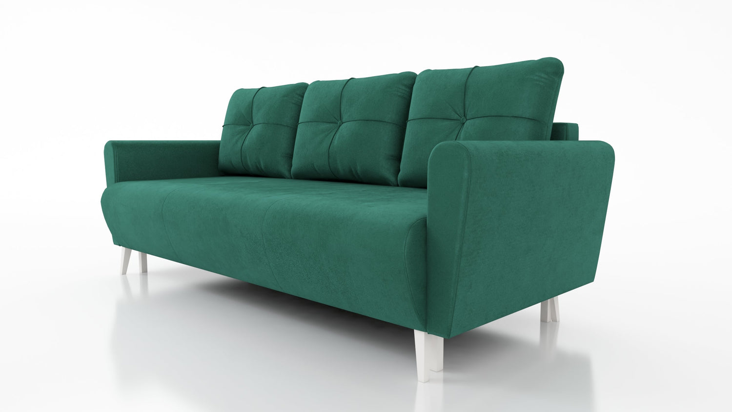 SOFA BED MONE CHOICE OF COLOR 221CM SEASY CLEAN FABRIC / BONELL SPRINGS + FOAM
