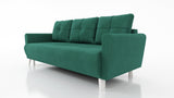 SOFA BED MONE CHOICE OF COLOR 221CM SEASY CLEAN FABRIC / BONELL SPRINGS + FOAM