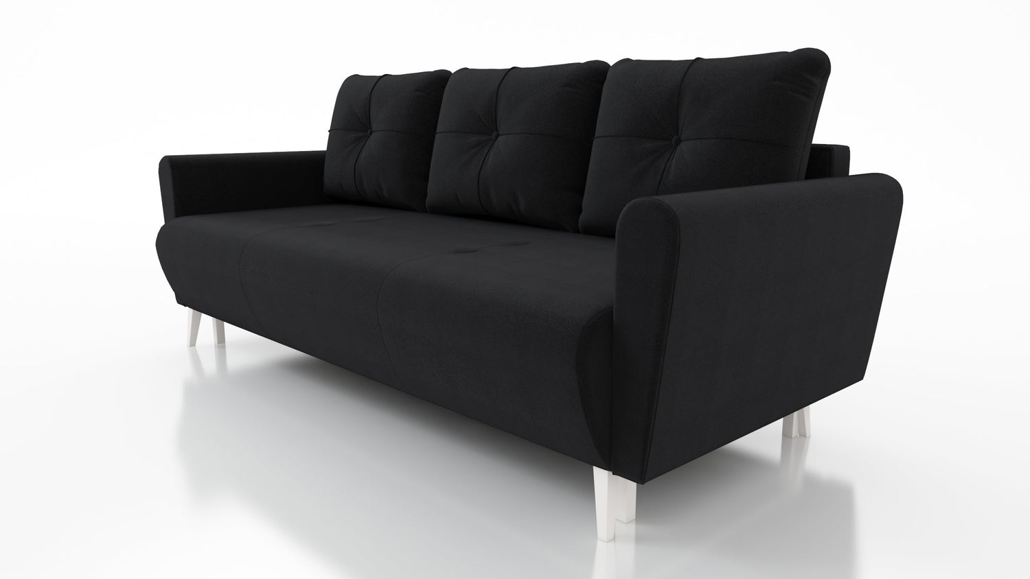 SOFA BED MONE CHOICE OF COLOR 221CM SEASY CLEAN FABRIC / BONELL SPRINGS + FOAM