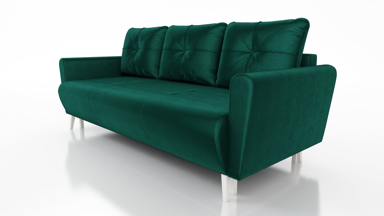 SOFA BED MONE CHOICE OF COLOR 221CM SEASY CLEAN FABRIC / BONELL SPRINGS + FOAM