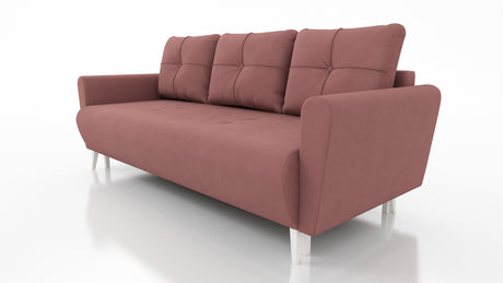 SOFA BED MONE CHOICE OF COLOR 221CM SEASY CLEAN FABRIC / BONELL SPRINGS + FOAM
