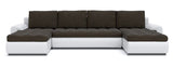 CORNER SOFA BED PRADO U TRINITY 08/1115 300CM / SPRINGS + FOAM EASY CLEAN FABRIC