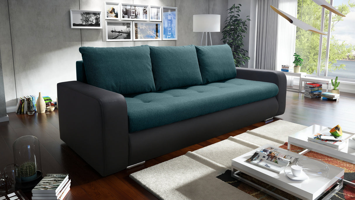SOFA BED DAVY 228CM / BONELL SPRINGS + FOAM CHOICE OF COLOR