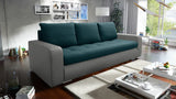 SOFA BED DAVY 228CM INARI 87 / MADRYT 985 / BONELL SPRINGS + FOAM