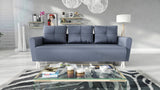 SOFA BED MONE CHOICE OF COLOR 221CM SEASY CLEAN FABRIC / BONELL SPRINGS + FOAM