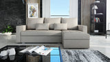 UNIVERSAL CORNER SOFA BED LOTUS 229CM BEIGE PAROS02  / FOAM 2X STORAGE