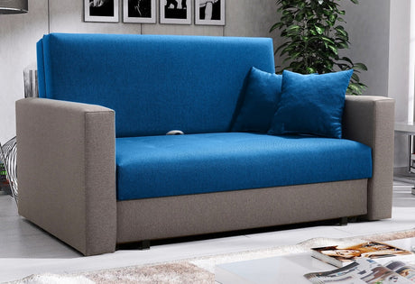 2 SEATER SOFA BED SMART II 137CM CHOICE OF COLORS / SPRINGS + FOAM