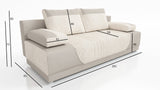 NEW!! SOFA BED CLEO 201CM POSO 100 PAROS 02